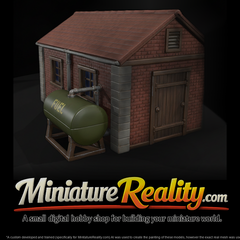 Mil 143 Ww2 England Generator House
