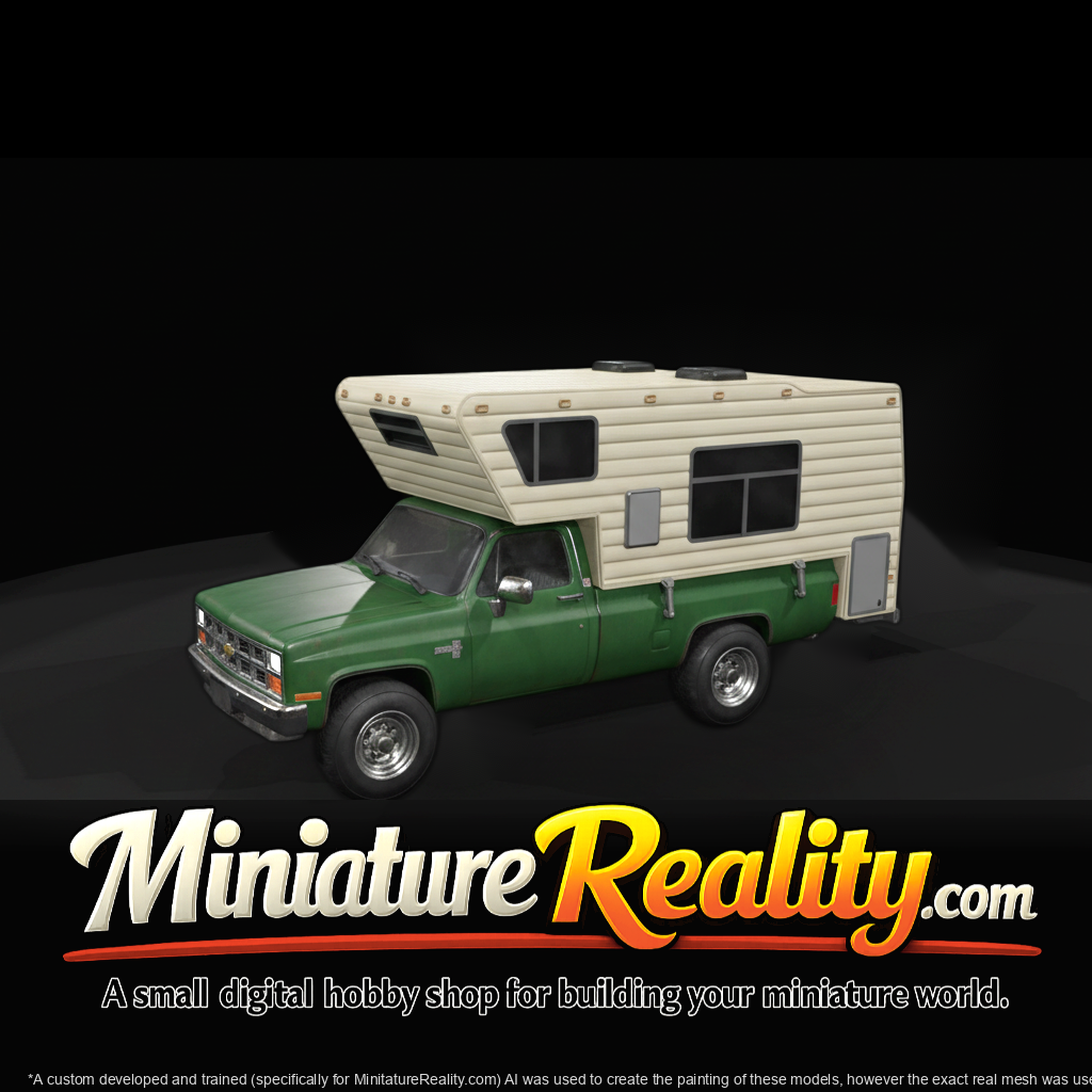 1980s-pickup-with-slide-in-camper
