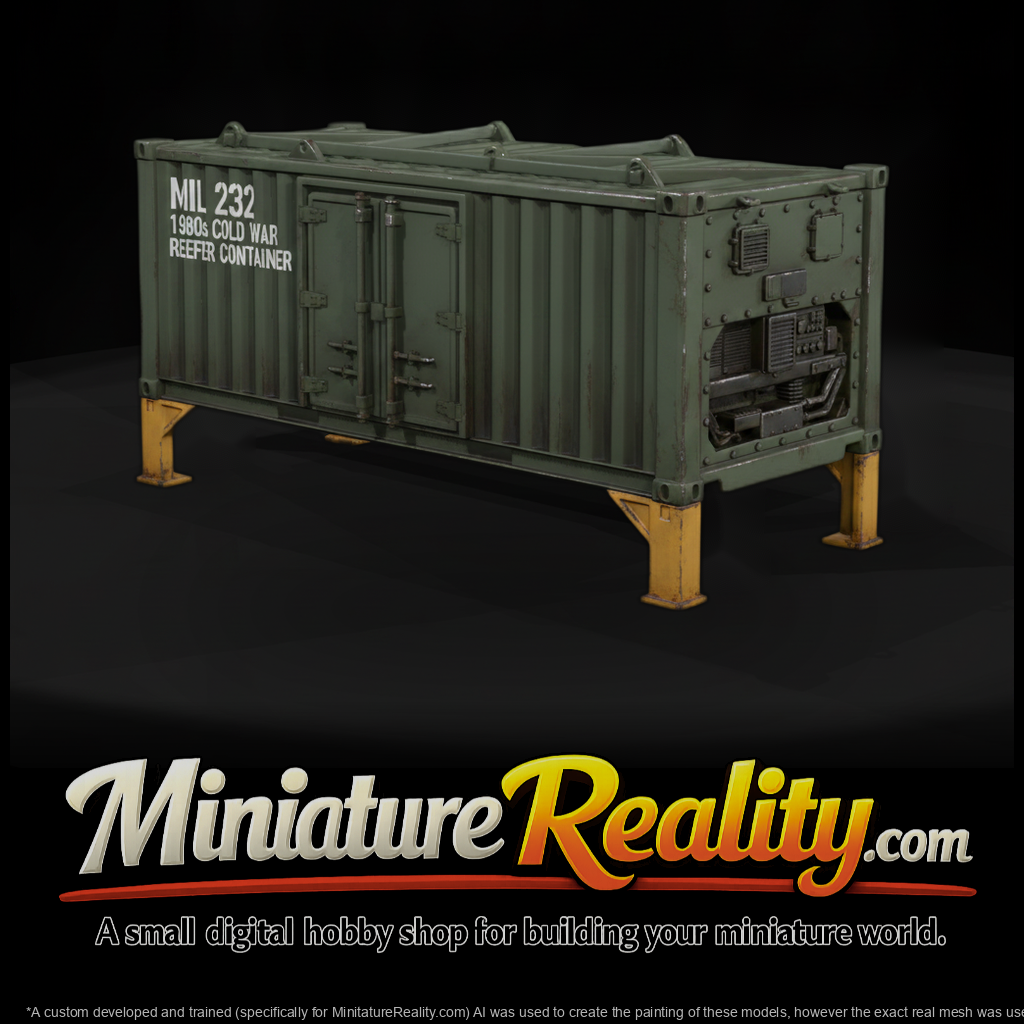 Mil 232 1980S Cold War Reefer Container