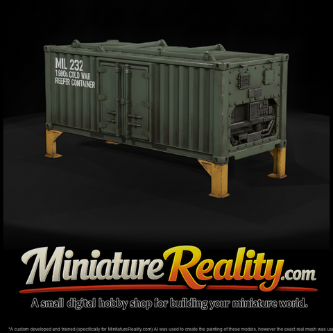 Mil 232 1980S Cold War Reefer Container