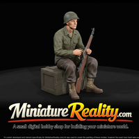 U.S. Marine Infantryman miniature, three-quarter view — thumbnail 3