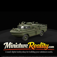 Amphibious Fire Rescue Vehicle (DUKW-Style) miniature, three-quarter view — thumbnail 3