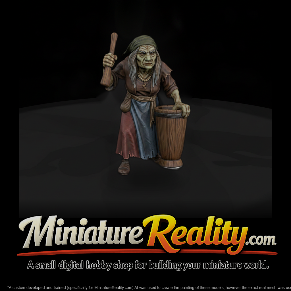 Myth 0479 Mythology Baba Yaga Miniature Figure