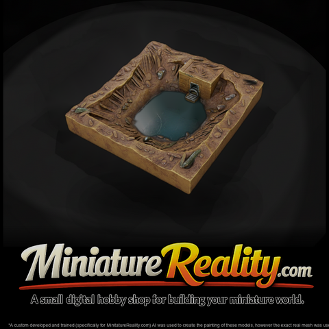 Grey Resin Wargame Bunker Terrain Diorama Ohdlt2Mh