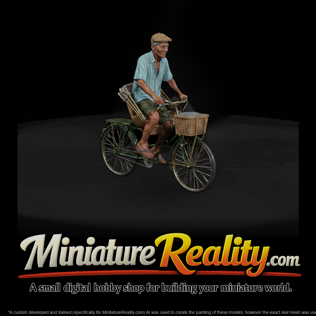 Vnh 096 Civilian Cyclo Driver