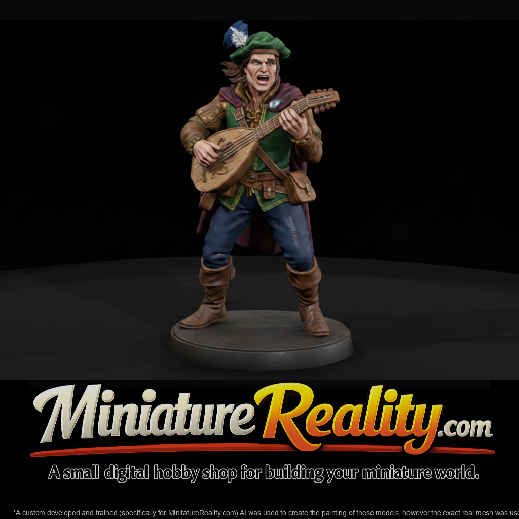 Human Bard with Lute