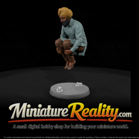 Sikh Elder Squatting in Turban — thumbnail 1