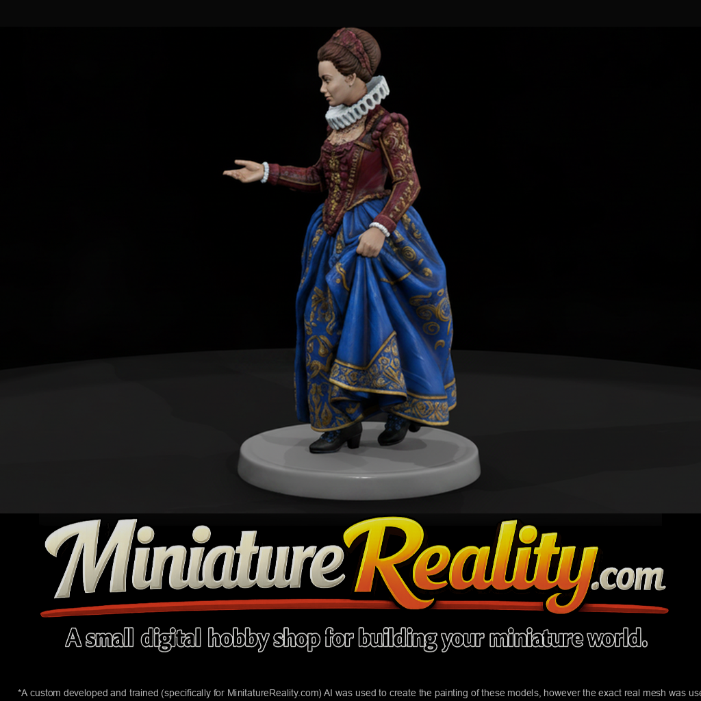 Elizabethan Courtier Lady in a Ruff