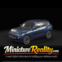 Maserati Levante Interior - High Detail miniature, three-quarter view — thumbnail 3