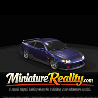 Lowrider Car miniature, three-quarter view — thumbnail 3