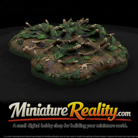 Sculpted Undergrowth Terrain Base