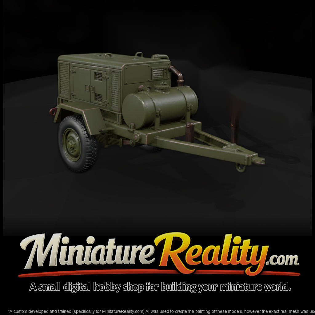 Mil 190 Vietnam Field Generator Trailer