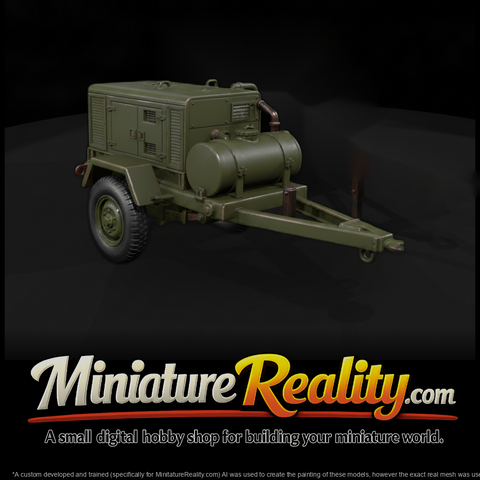 Mil 190 Vietnam Field Generator Trailer