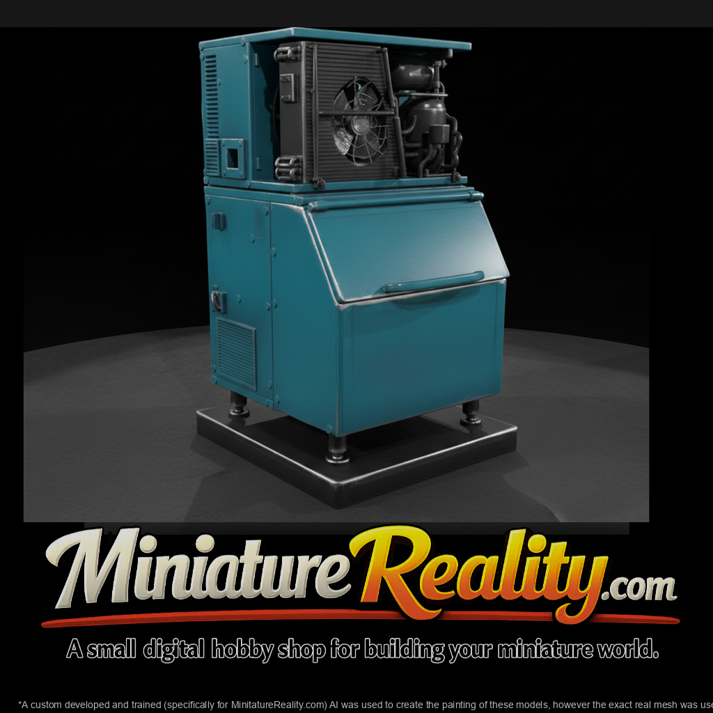 Commercial Ice Maker with Storage Bin