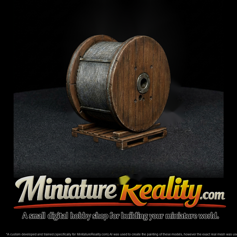 Industrial Wooden Cable Spool