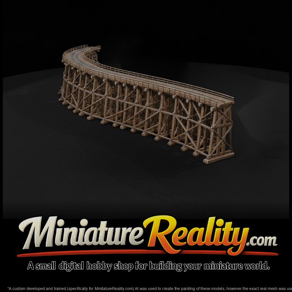 Rrs 016 Bridge Curved Timber Trestle