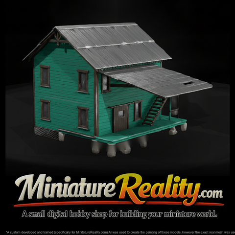 20260612 Weathered Wooden Building Model C7896D6E8