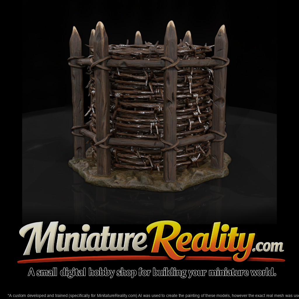 Coiled Barbed Wire Obstacle