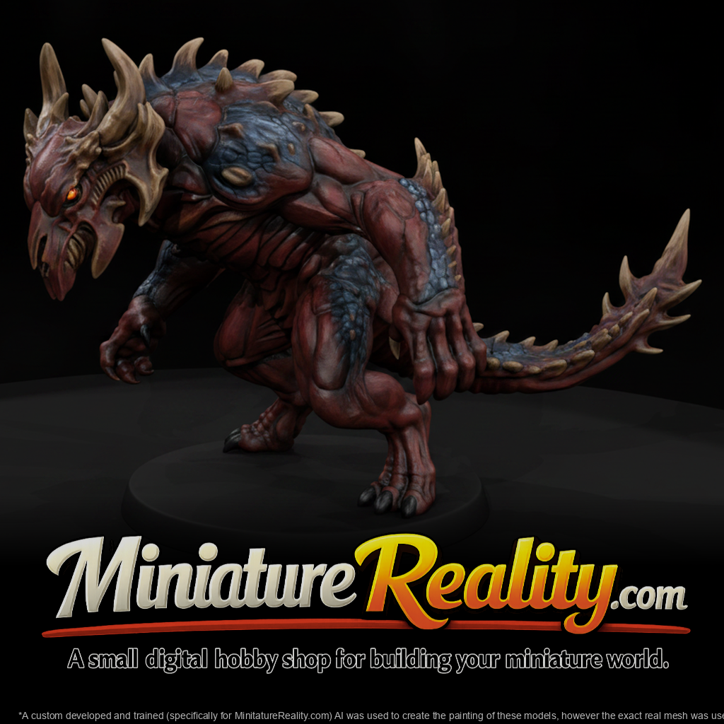 Spiked Horned Demon Beast