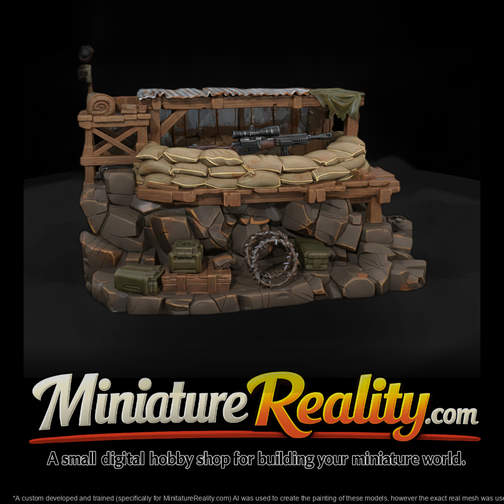 Sniper Nest Sandbag Emplacement