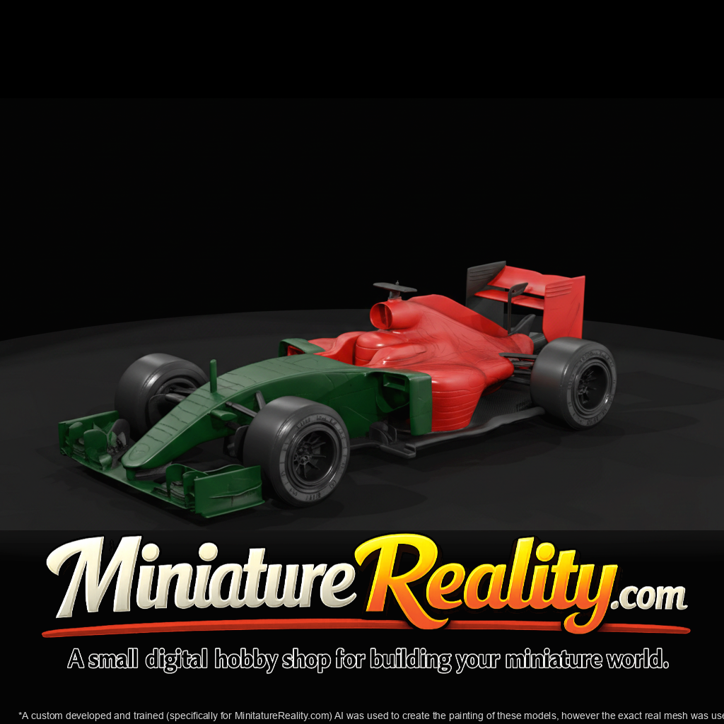 MercedesAMG F1 W07 Hybrid miniature, three-quarter view