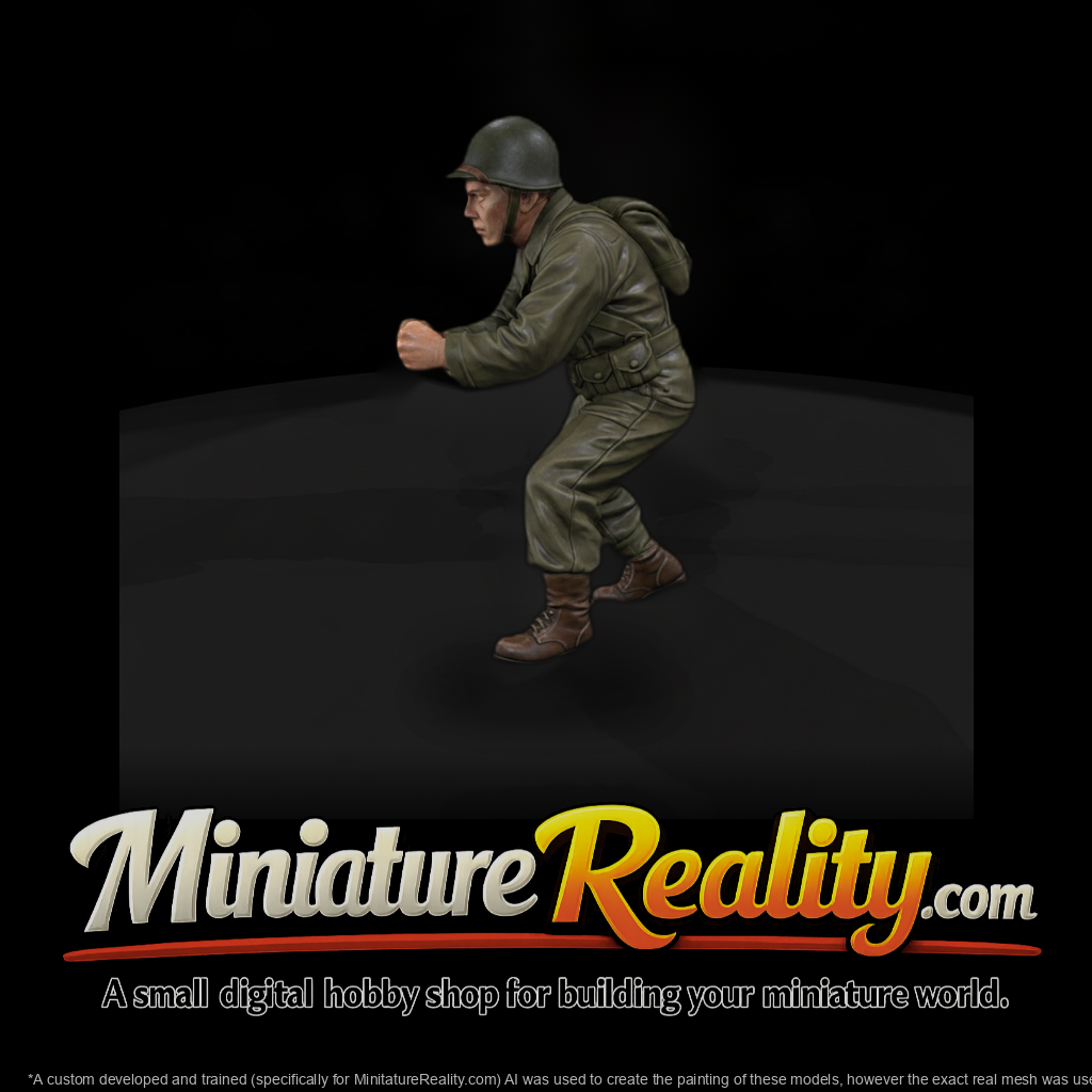 Ww2 Army 071 Wwii U S Army Mortar Crewman Figure