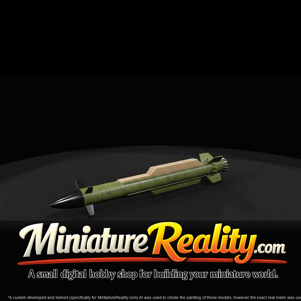 AGM-78 Standard Anti-Radiation Missile miniature, three-quarter view