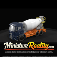 2016 Ford 3524M Cement Mixer Truck miniature, three-quarter view — thumbnail 2
