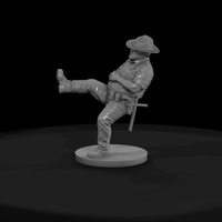 1980s Rural Deputy Leaning at Ease — thumbnail 3