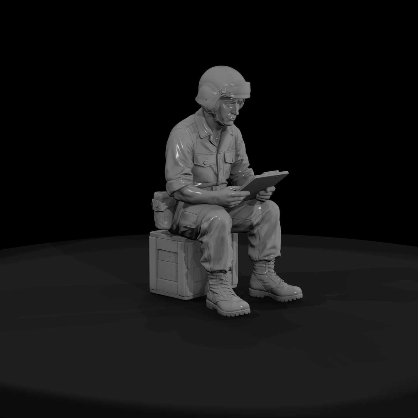 Vn Army 010 Vietnam U S Army Supply Clerk Figure