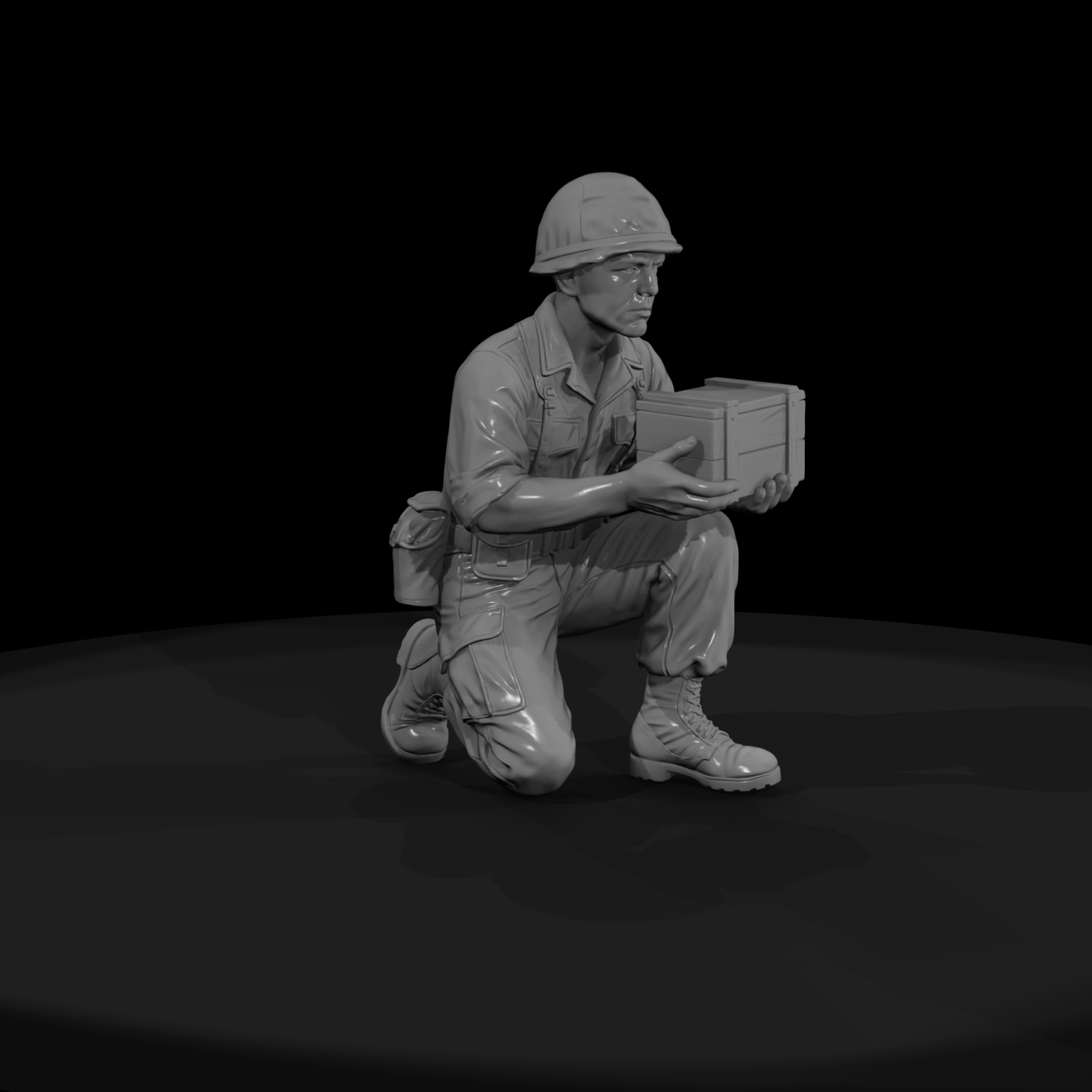 Vn Army 074 Vietnam U S Army Supply Clerk Figure