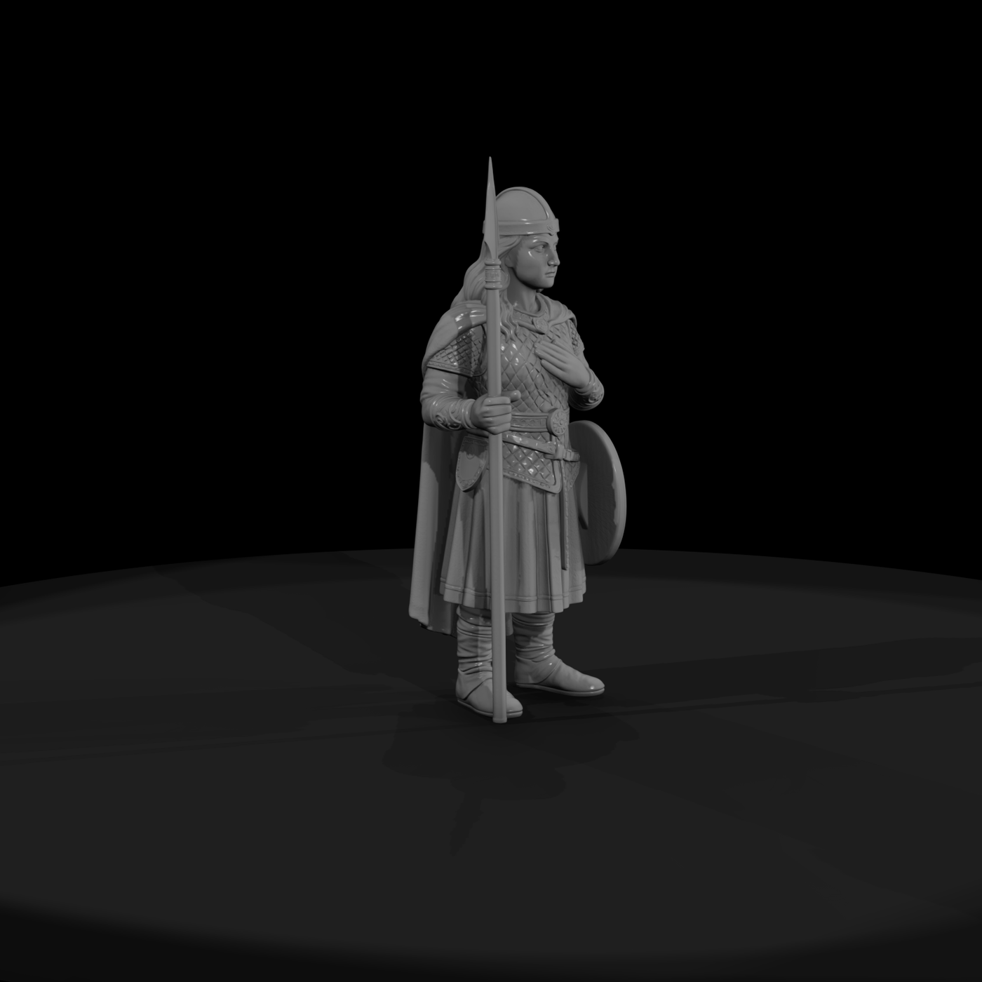 Myth 0321 Mythology Brynhild Miniature Figure
