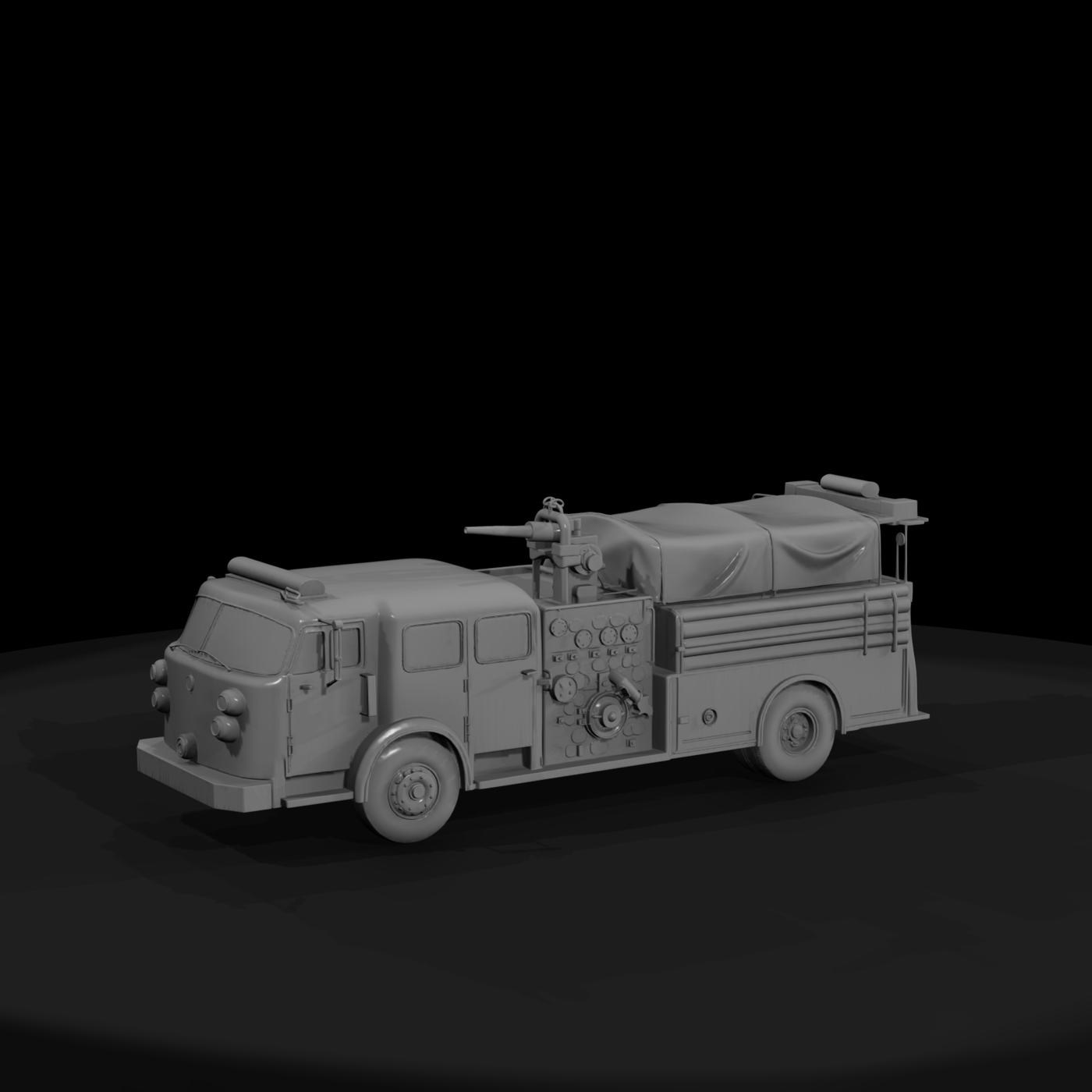 Vintage Pumper Fire Truck