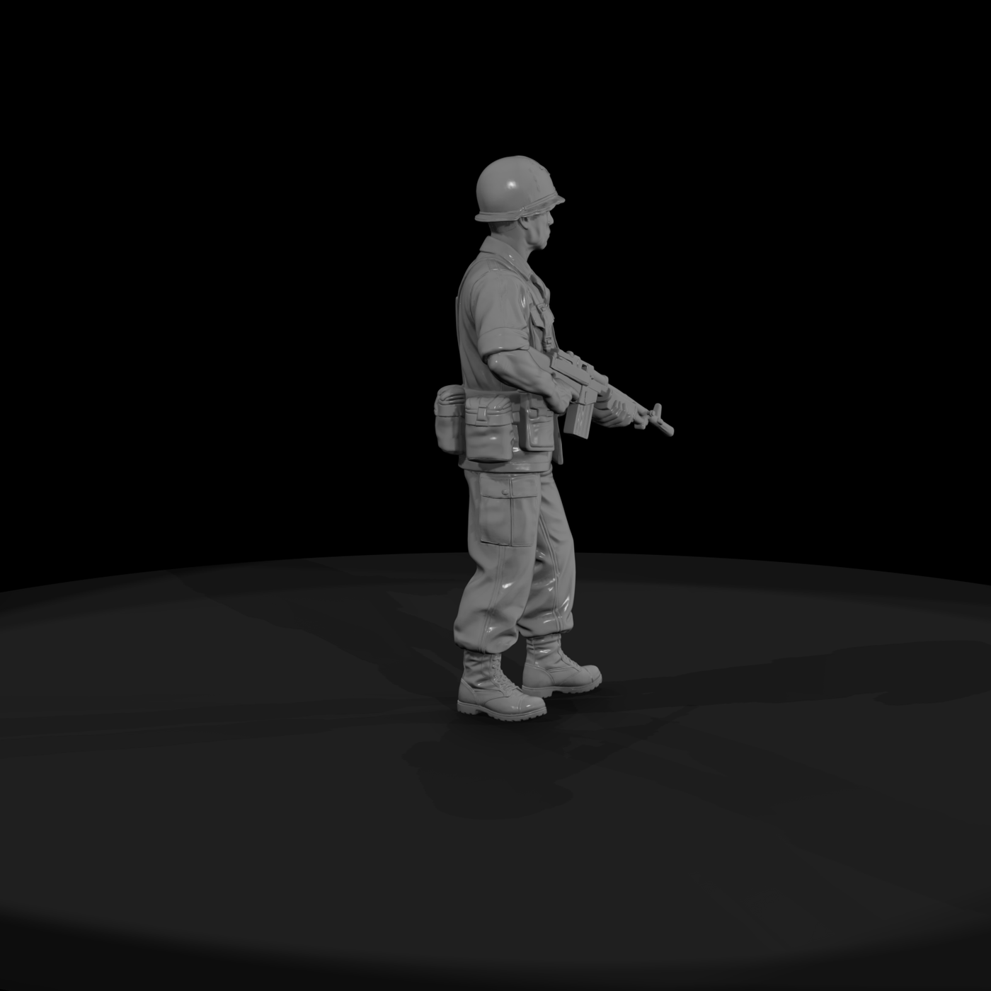 Vietnam War US Army Automatic Rifleman