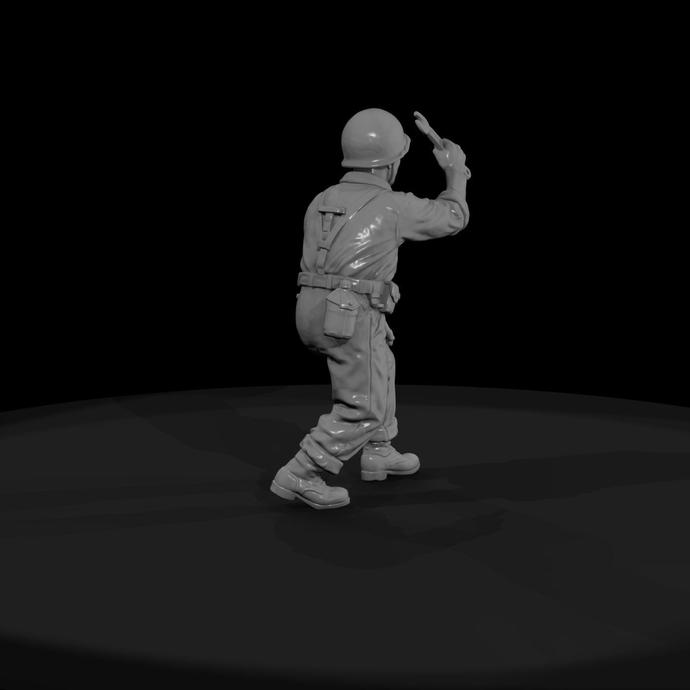Ww2 Army 075 Wwii U S Army Mechanic Figure