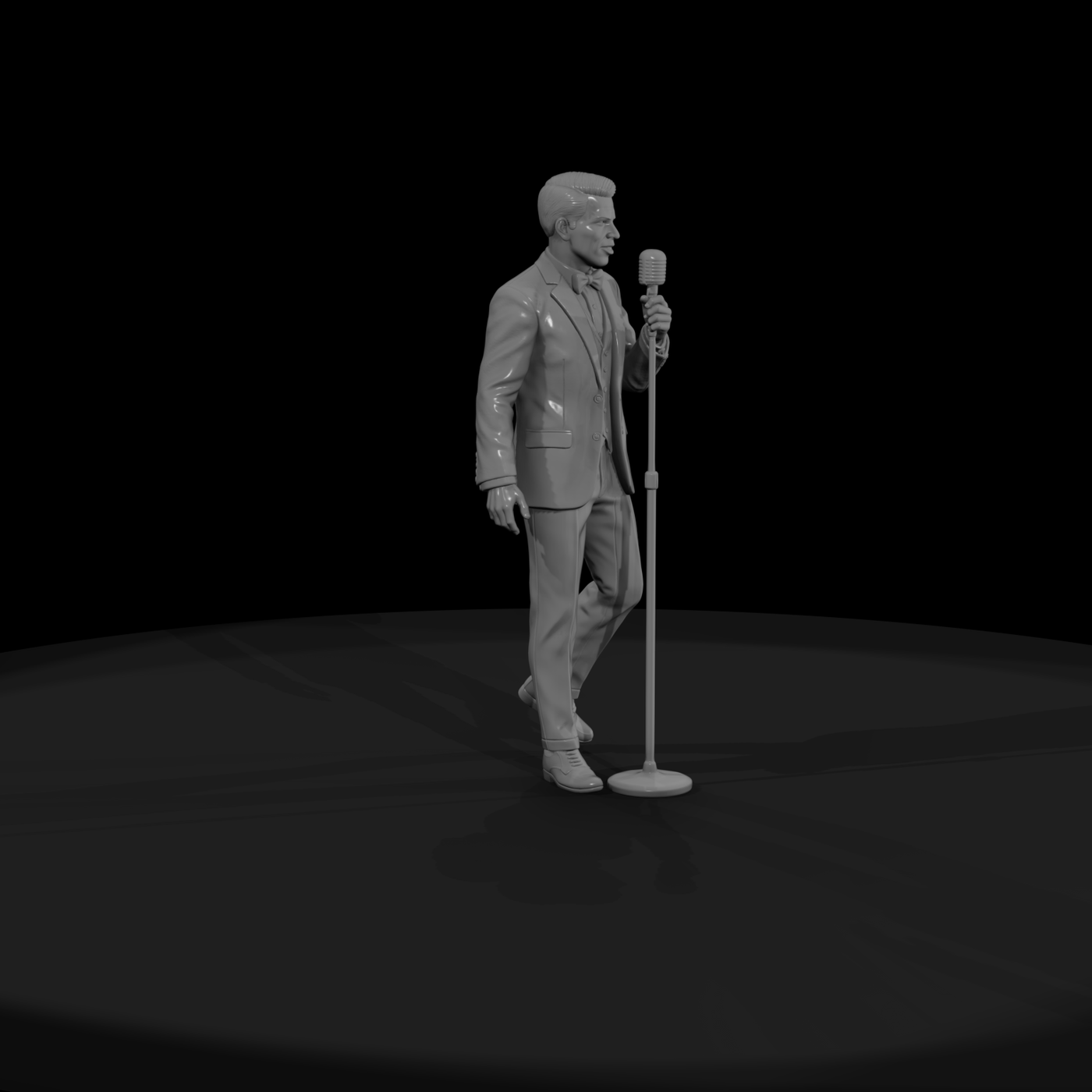 Soul Revue Frontman at the Microphone