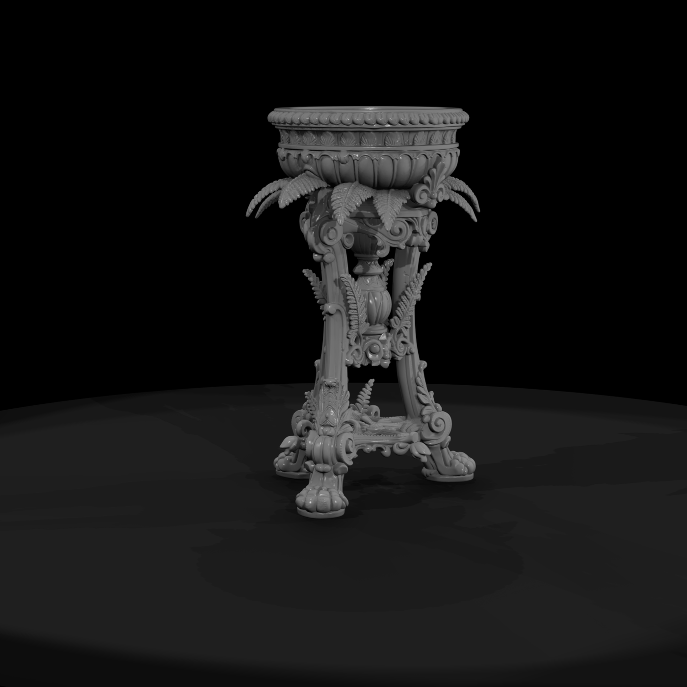 Ornate Fern Plant Stand