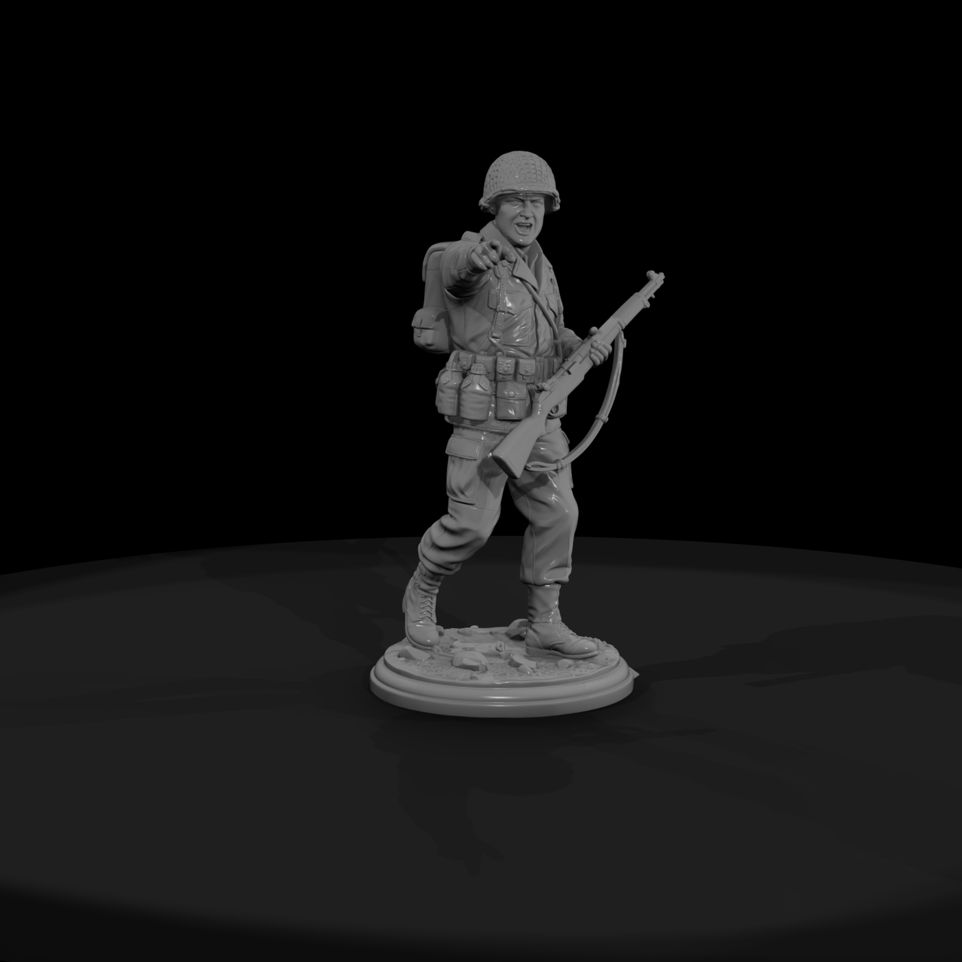 Ww2H 016 United States Army Rifle Sergeant