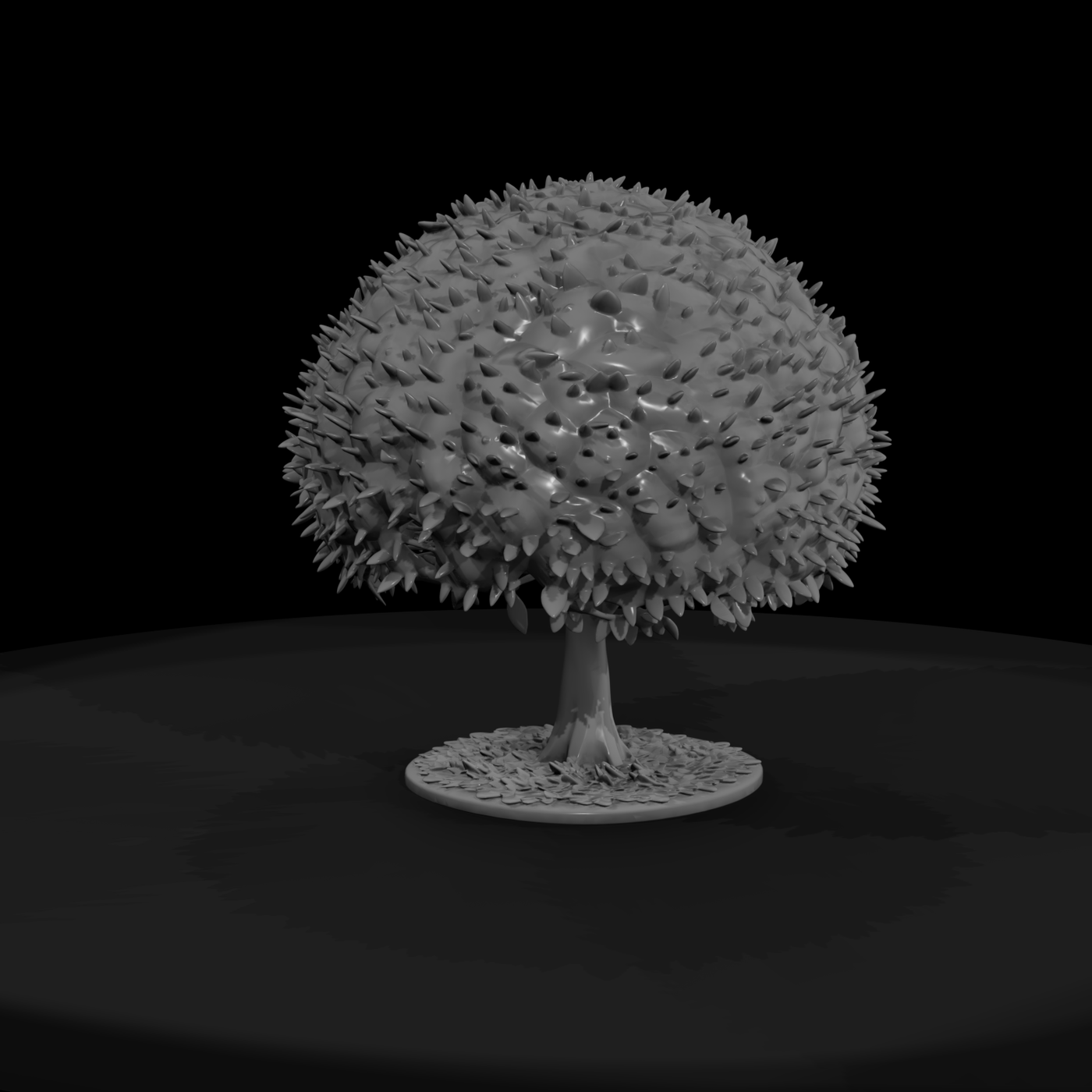 Stylized Spiky Fantasy Tree