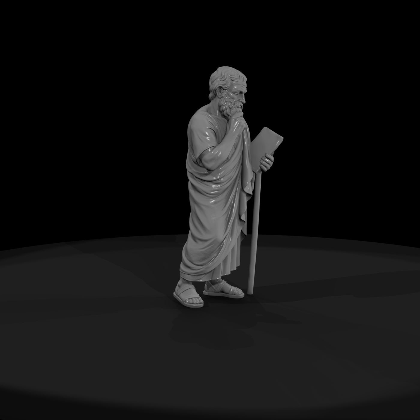 Hist 0019 Historical Solon Miniature Figure
