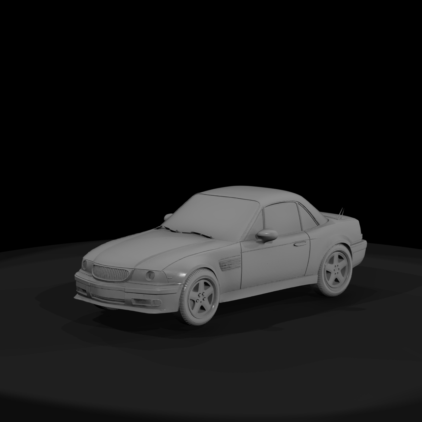 BMW E36 Convertible — Car Shell