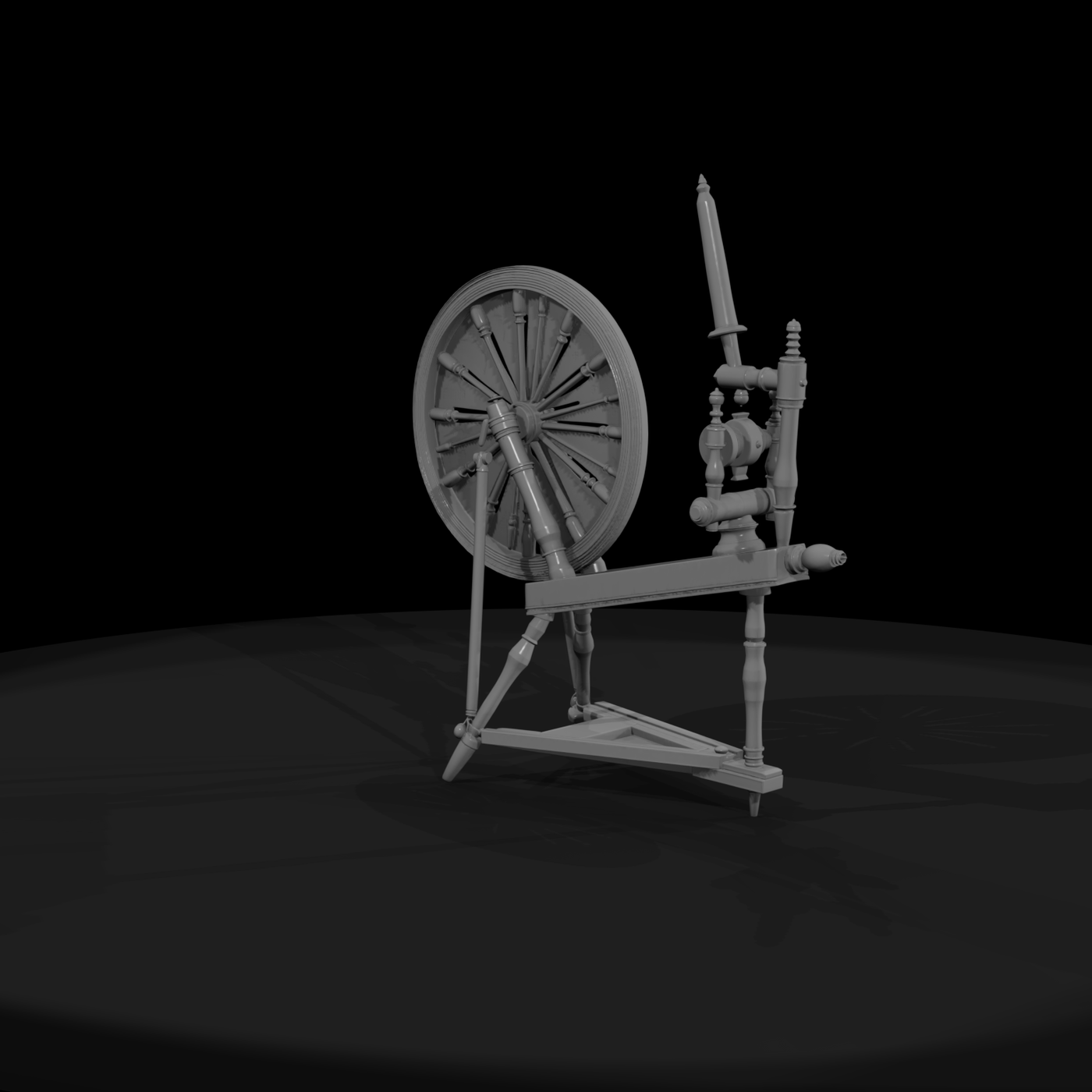 Vintage Spinning Wheel
