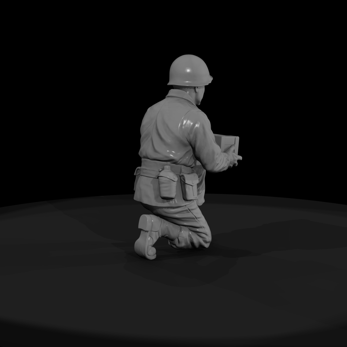 Ww2 Army 074 Wwii U S Army Supply Clerk Figure