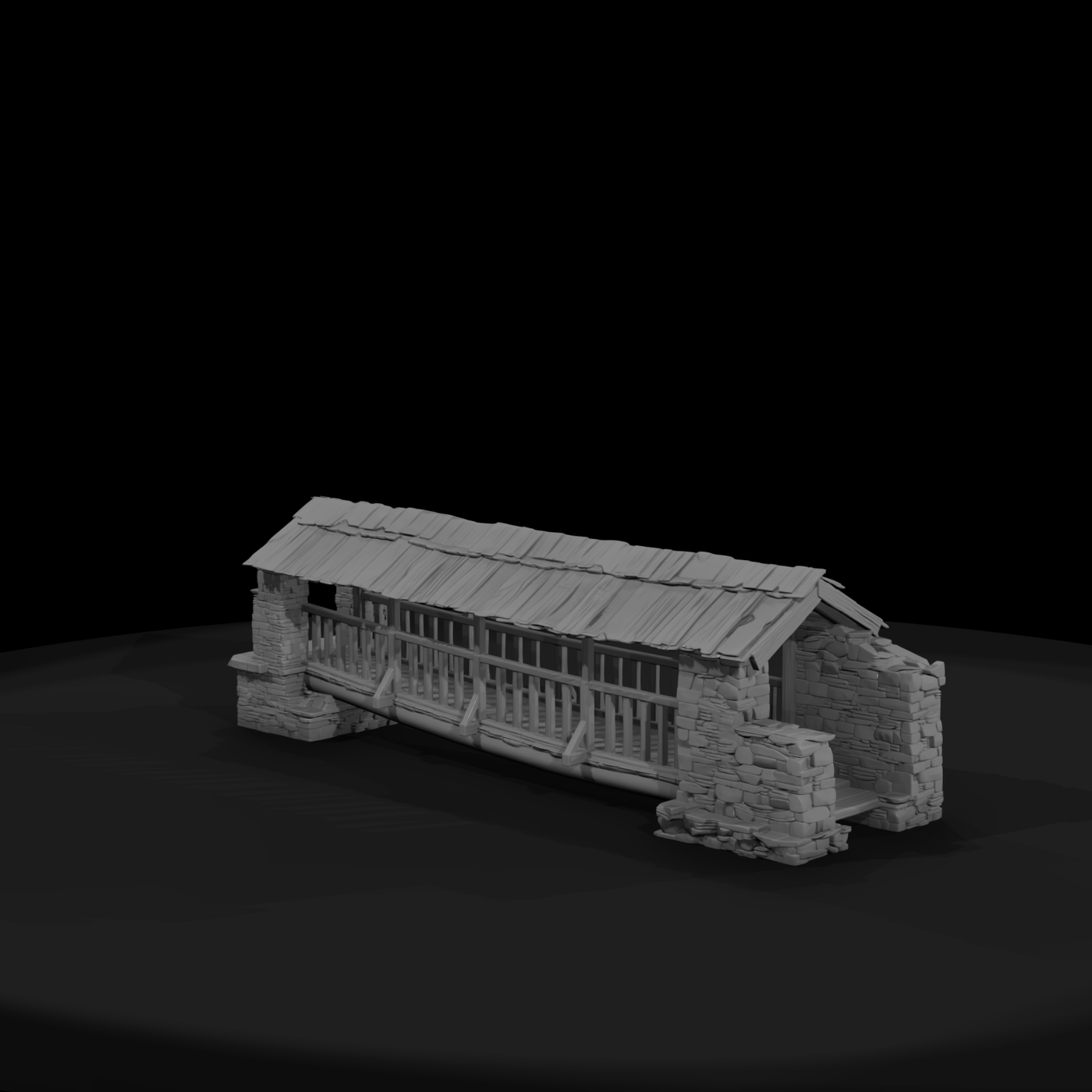 20260612 Covered Stone Wooden Bridge 871916388B