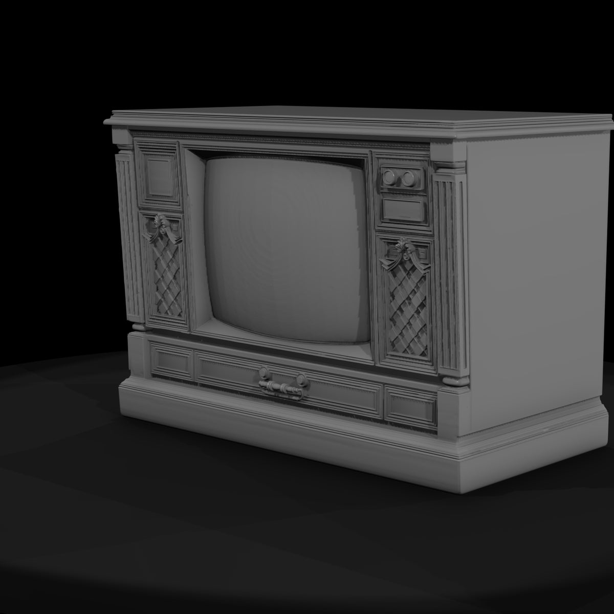 vintage-console-television