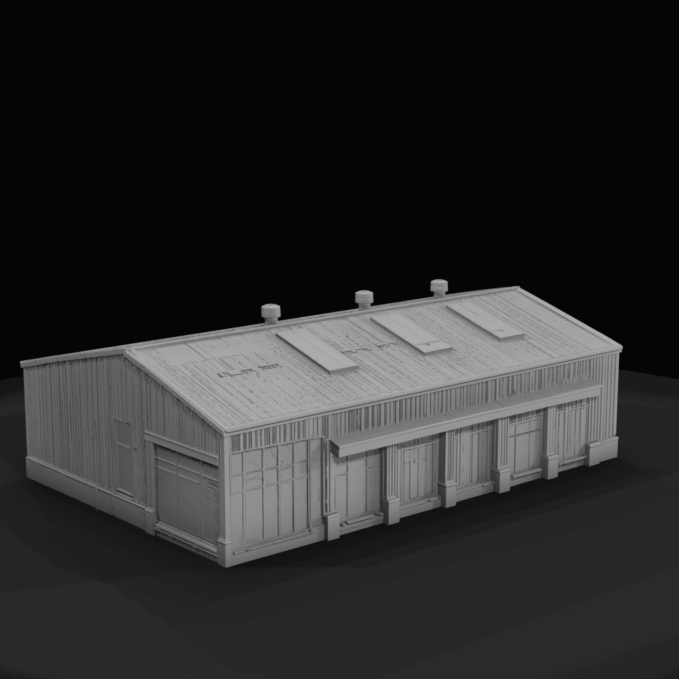 small-industrial-warehouse-workshop-scale-model-digital-asset