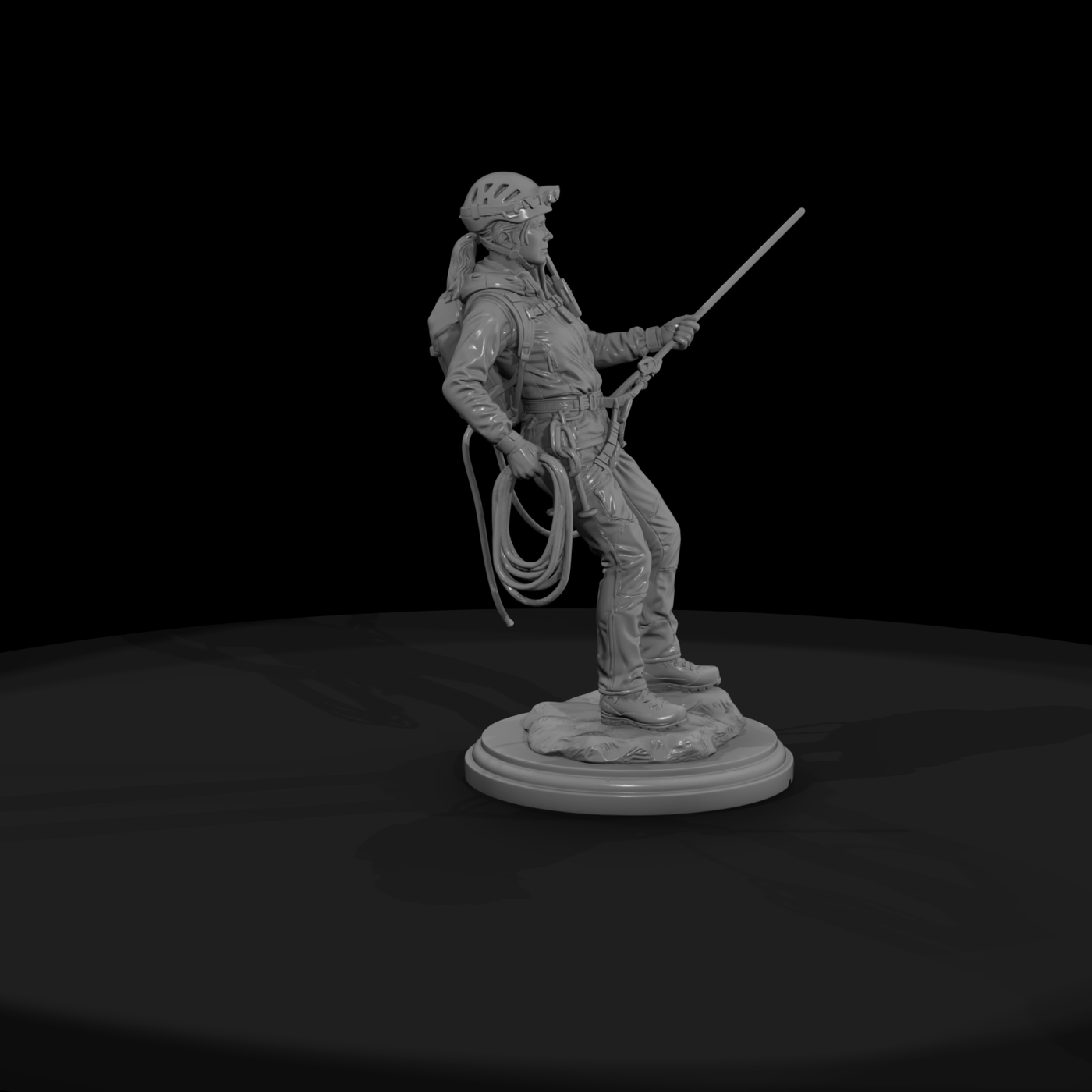 Poparc 0100 Mountain Rescue Climber Alternate Pose