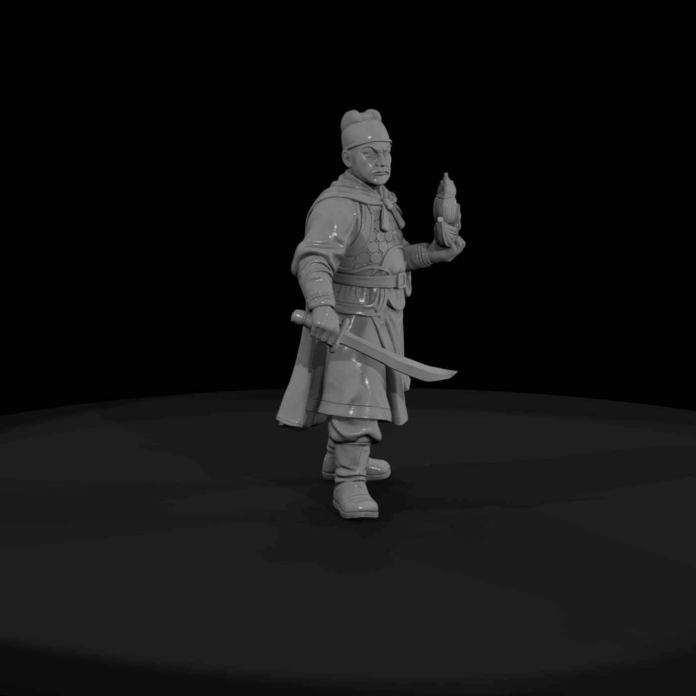Hist 0087 Historical Zheng He Miniature Figure