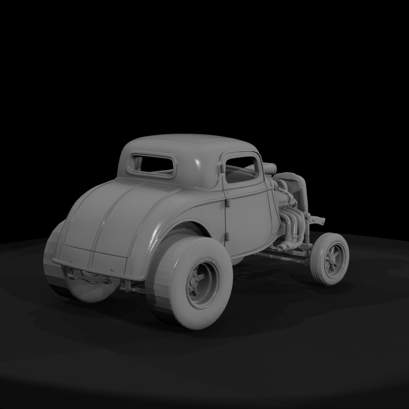 Car 012 Hot Rod Gasser Ghost
