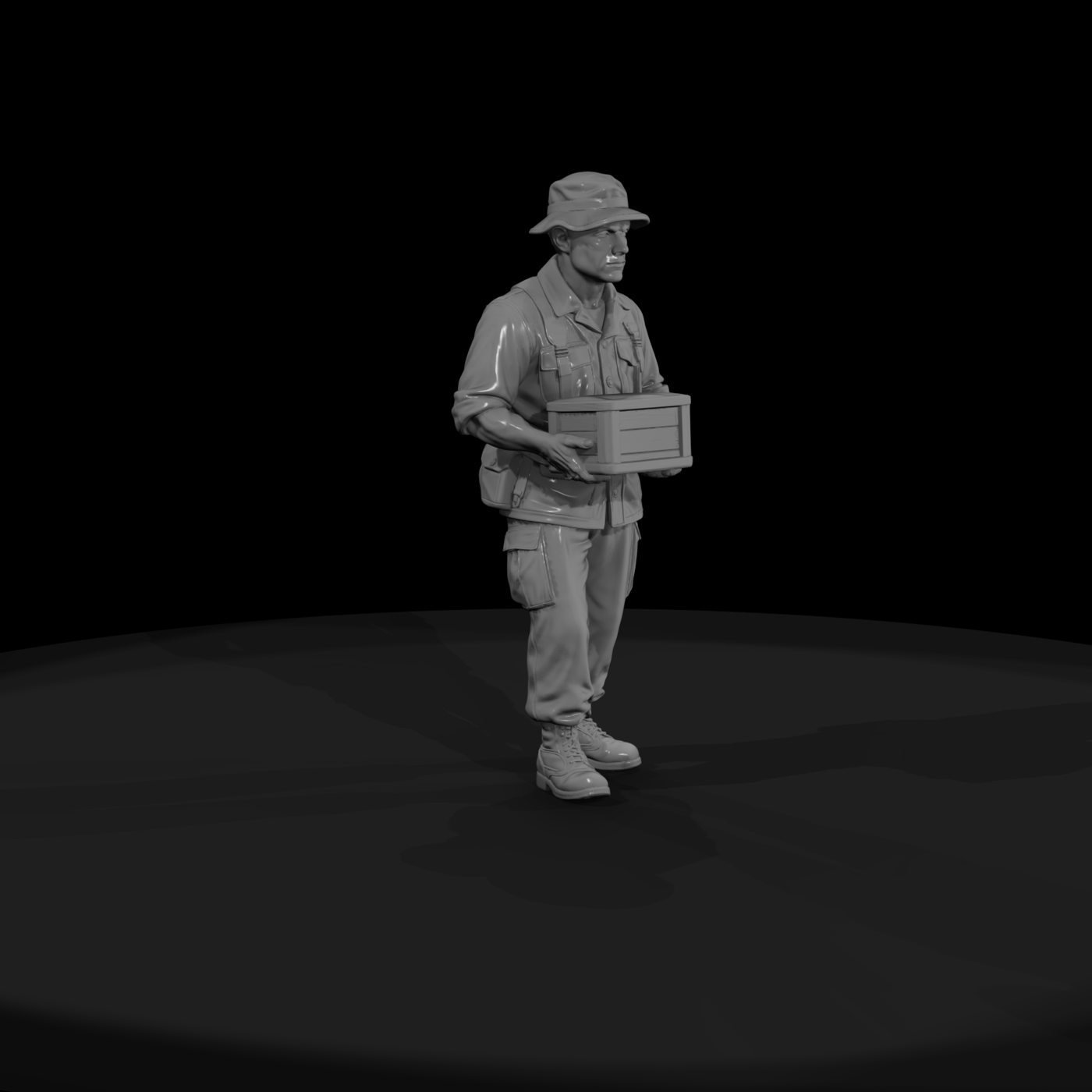 Vn Army 042 Vietnam U S Army Supply Clerk Figure